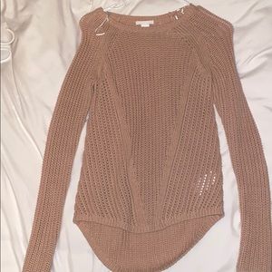Knit nude sweater